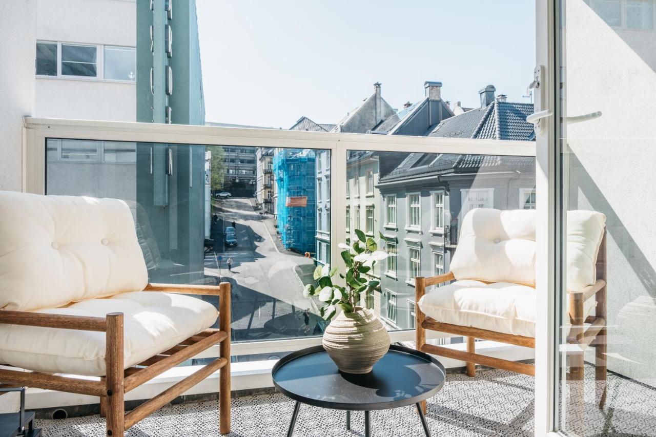 Stay Urban - Scandinavian Comfort With Private Balcony Берген Екстер'єр фото