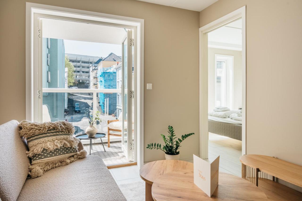 Stay Urban - Scandinavian Comfort With Private Balcony Берген Екстер'єр фото
