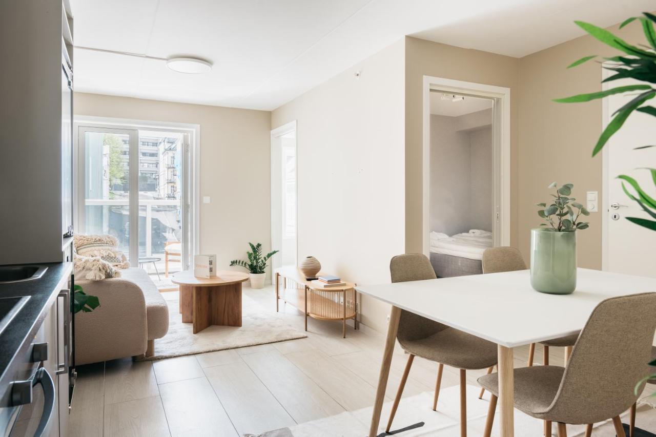 Stay Urban - Scandinavian Comfort With Private Balcony Берген Екстер'єр фото